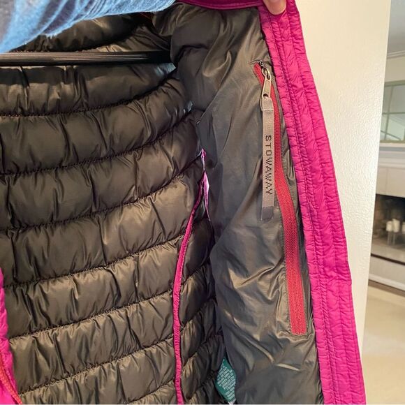 L.L. Bean Down Vest womens sz XS puffer stowaway water repellent downtek goose - Picture 10 of 14